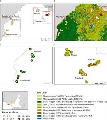 Environmental Factors Associated With Loa loa Microfilaria Prevalence and Intensity in Diverse Bioecological Zones of Cameroon